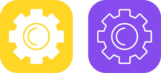 Poster - Cogwheel Vector Icon