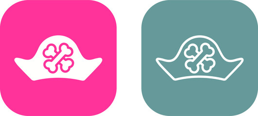 Sticker - Pirate Hat II Vector Icon