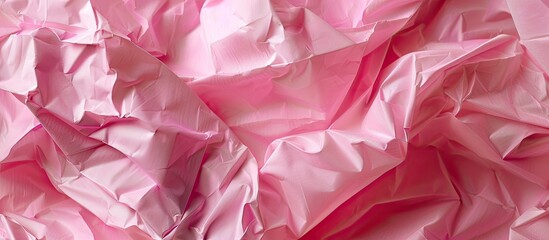 Sticker - Textured crumpled pink backdrop providing copy space for image design