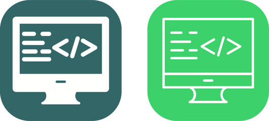 Coding Vector Icon