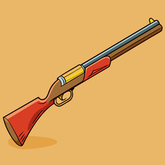 illustration of a shotgun