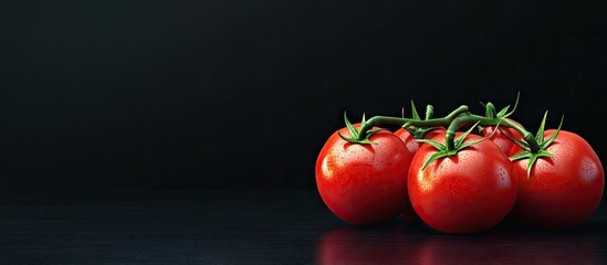 Poster - new batch of tomatoes. with copy space image. Place for adding text or design