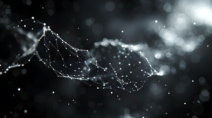 Abstract background.Network connection structure.