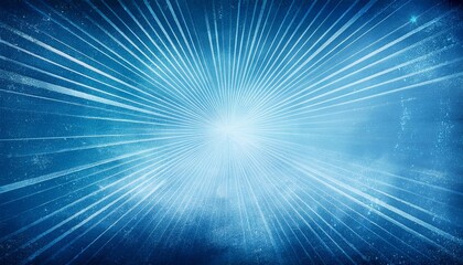 grunge blue abstract starburst background