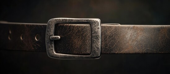 Belt. with copy space image. Place for adding text or design