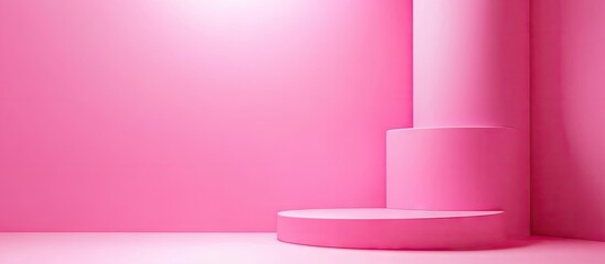 Leinwandbilder - Abstract pink background. with copy space image. Place for adding text or design