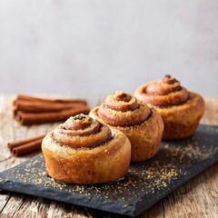 Wall Mural - cinnamon rolls