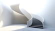 © Heng Heng - AI Stock - A surreal and abstract spiral staircase that twists into infinity symbolizing the endless possibilities and potential for growth innovation and transformation