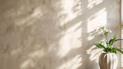 Aufkleber - Lightly textured semi-gloss wall with natural lighting