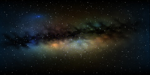 Wall Mural - Vector of space stars background stardust shining stars in universal