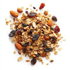 Wall Mural - Granola with Almonds and Raisins.