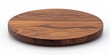 © Da - Rustic Wooden Cutting Board: Essential Kitchen Companion for Culinary Artistry. Round Shape Elegantly Isolated on White Background. Versatile Chopping Surface Blends Tradition with Modern Minimalism.