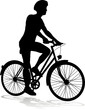 © Christos Georghiou - Bike and Bicyclist Silhouette
