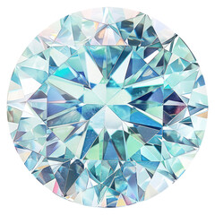 Poster - PNG Brilliant round cut gemstone sparkle