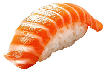 Sticker - PNG Fresh salmon sushi rice delicacy