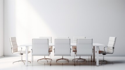 Poster - White Modern Meeting Room