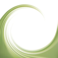 Wall Mural - Soft mixed gel light apple avocado yellow curvy eddy tea ripple artistic fond. Fern pea swamp color creative water wavy volute fluid smooth sauce surface with space for text in glowing white center