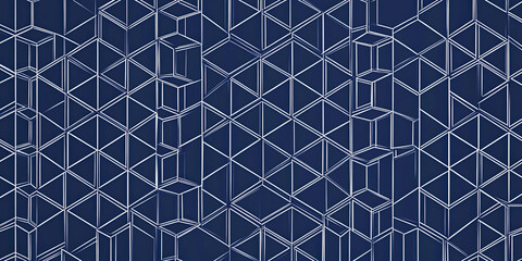 Wall Mural - abstract cube background