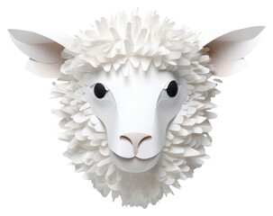 Sticker - PNG Livestock animal mammal sheep.