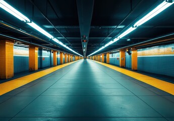 Poster - Subway Platform Perspective