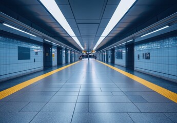 Poster - Subway Tunnel, Modern Architecture