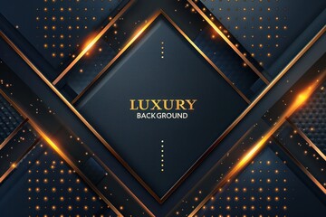 Wall Mural - A luxurious background with gold accents