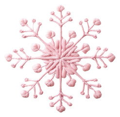 Sticker - PNG  Snowflake pattern craft celebration.