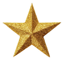 Wall Mural - png glitter gold star celebration.