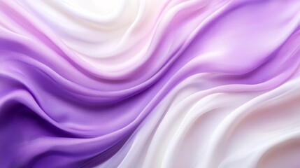 Poster - Smooth Satin Fabric in Gradient Pastel Colors