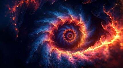 Poster - Cosmic Vortex in Space