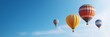 © Armin - A colorful balloon festival with hot air balloons in the sky, festive and airy