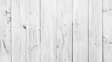 Wall Mural - White Wooden Plank Texture