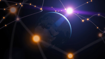 Wall Mural - planet in space