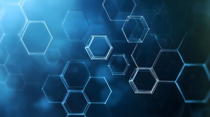 Abstract medical background with hexagons pattern. Concepts and ideas for healthcare technology, innovation medicine, health, science and research