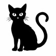 © SVGKING - Halloween  vector SVG Cut Files for Cricut, Cat Silhouette, Black Cat Svg, Spooky Svg