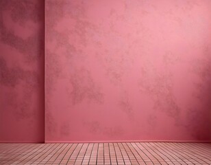 Wall Mural - pink wall copy space