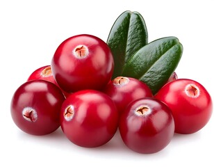 Wall Mural - cranberry isolated white background