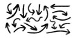 © jackreznor - Hand drawn brush vector arrows