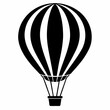 © Grafixxpert - Hot air ballon silhouette vector illustration