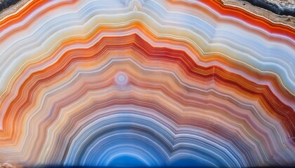 Wall Mural - mesmerizing agate gradient a captivating geological masterpiece of natural beauty and symmetry