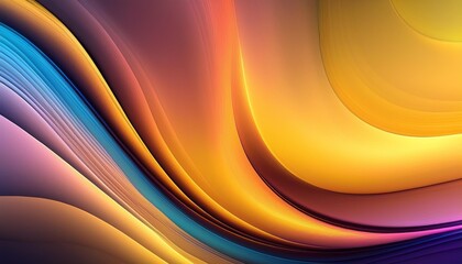 Wall Mural - abstract background wave color banner fractal artwork for creative graphic