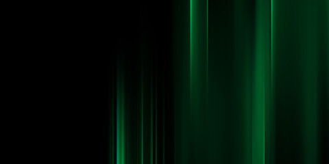 Sticker - Abstract green stripe vertical lines light on dark background.