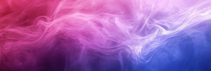 Poster - Swirling patterns of vibrant smoke in pink, purple, and blue create an enchanting atmosphere suitable for creative projects