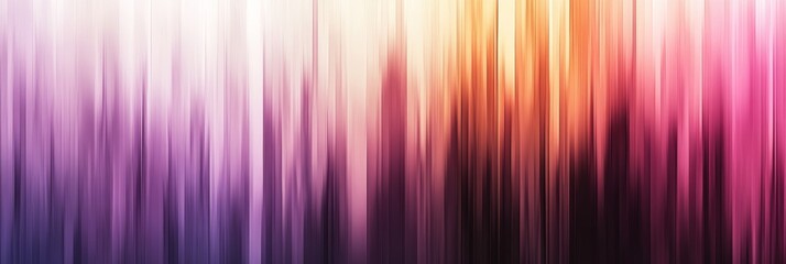 Wall Mural - Colorful streaks merge in a flowing gradient, showcasing shades of purple, pink, orange, and yellow in a dynamic abstract design