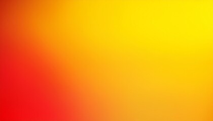 Wall Mural - vibrant gradient background transitions from yellow to red with copy space