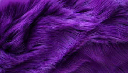 Wall Mural - background of purple fur with waves