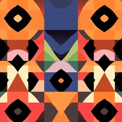 Wall Mural - seamless geometric pattern
