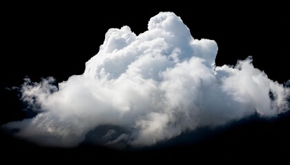 Wall Mural - realistic cloud fog overlay isolated on the transparent background