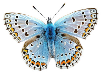 Poster - PNG Common blue butterfly animal insect moth.