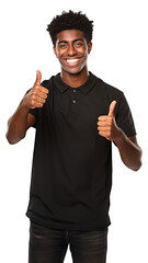 Poster - PNG Mexican man showing thumb up photography portrait clothing.